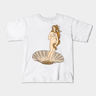 The Birth of Venus Sandro Botticelli Illustration Kids T-Shirt